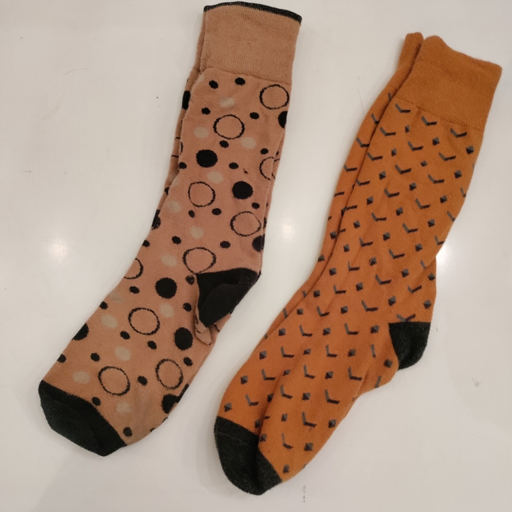 ✨ 4/$15 Four Pairs Of Patterned Dress Socks